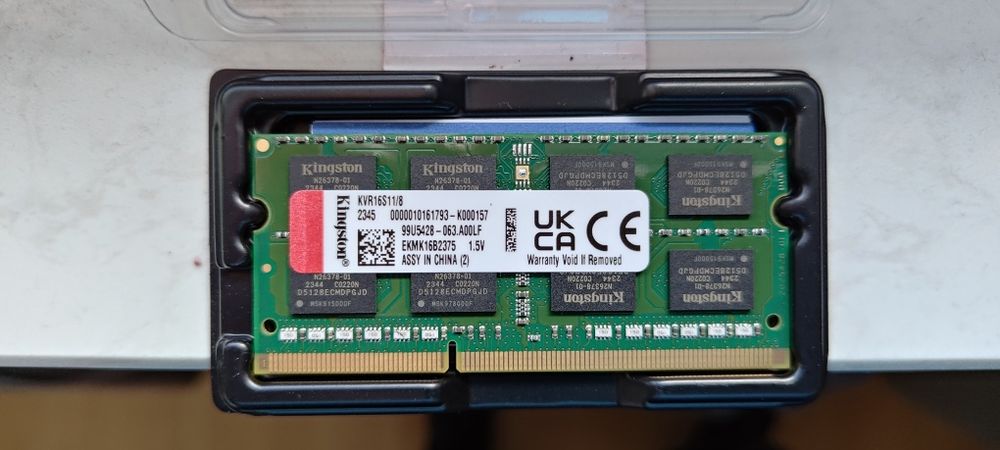 Pamięć Kingston 8 GB DDR3 SODIMM 1600Mhz