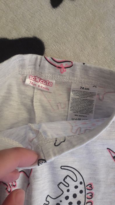 Spodnie dziewczynka roz. 74