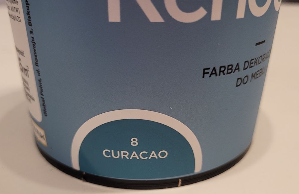 Farba do mebli Jeger RenoColor curacao 0,45l