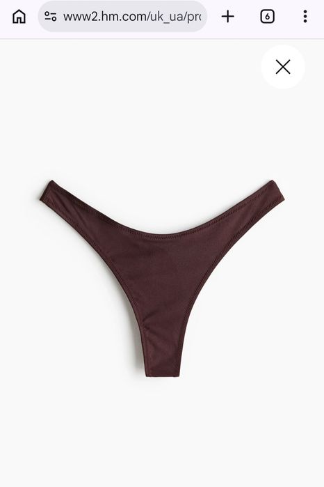Плавки H&M XS, купальник H&M, плавки бікіні, від купальника