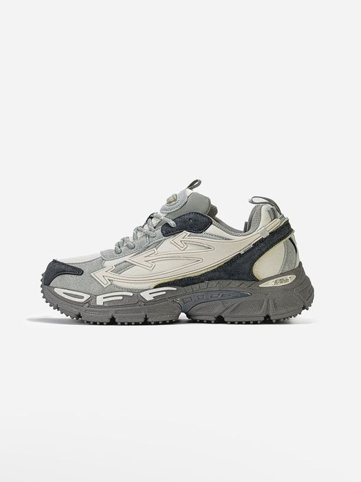 Кросівки Off-White BE Right Back Grey/Beige premium | Кроссовки чоловічі жіночі
