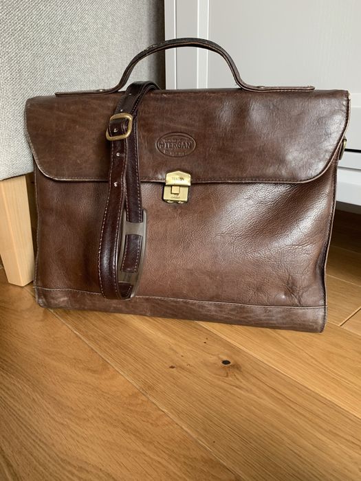 Портфель шкіряний для документів TERGAN, б/в