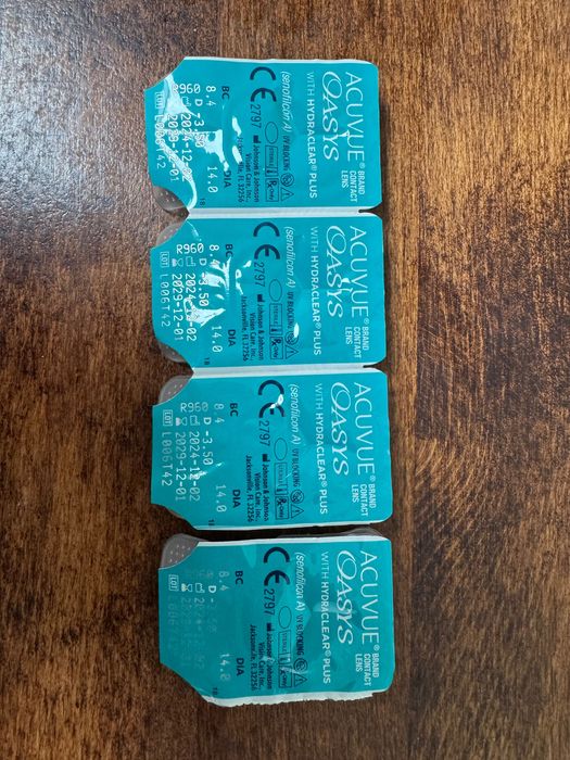 Soczewki Acuvue Oasys -3,5 4 szt.