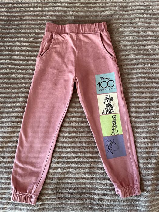 Spodnie ocieplane różowe dla dziewczynki, rozmiar 116, Sinsay