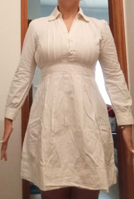 Vestido de manga comprida