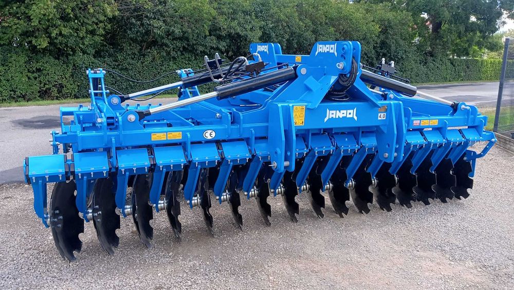 brona talerzowa hydrauliczna JANPOL SHREK 5m 560 talerz daszek 600 HIT