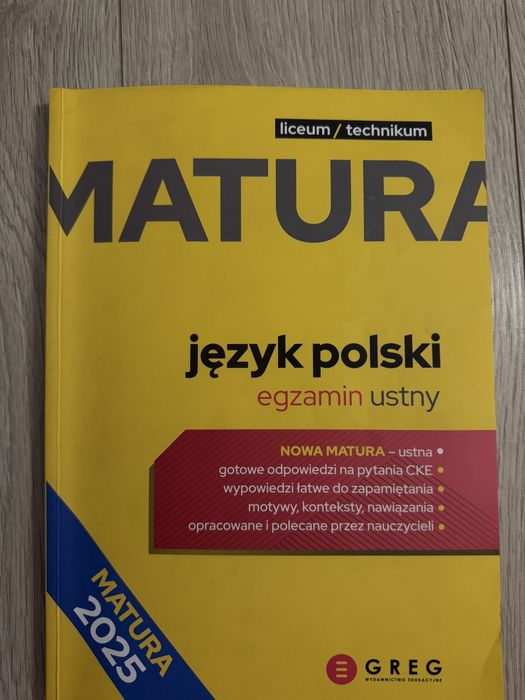 Język Polski egzamin ustny - Matura