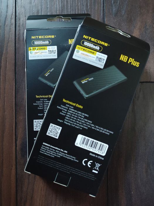 Зарядний пристрій Power Bank Nitecore NB PLUS (QC 3.0, 10000 mAh)