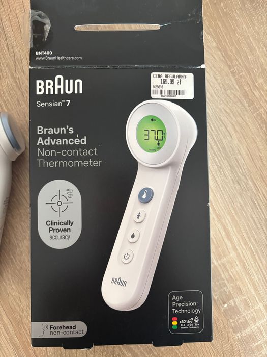 Termometr Braun bezdotykowy