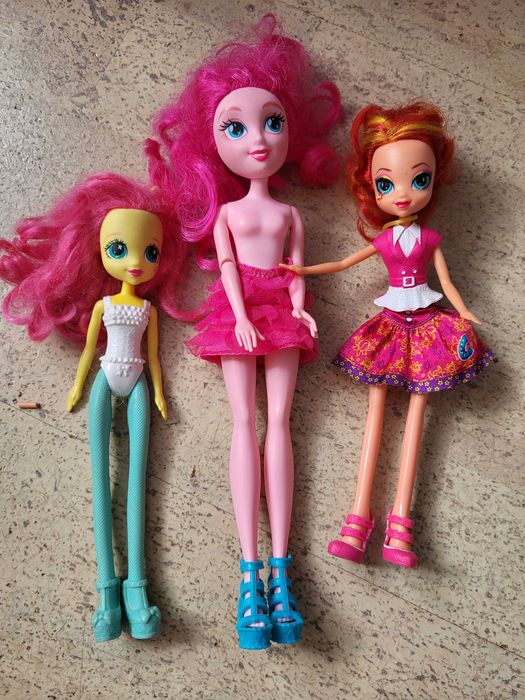 Lalki kucyki pony. Zestaw 3 sztuki