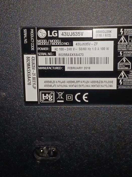 Sprzedam Telewizor LG 42