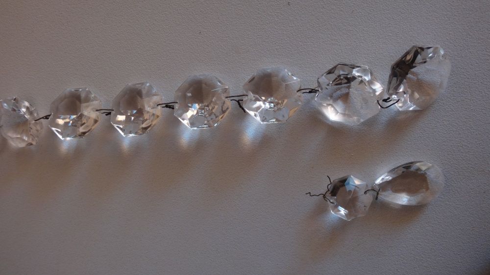 Cristais / pingentes antigos para lustre