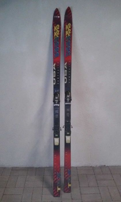 Sprzedam używane narty o długości 187 cm