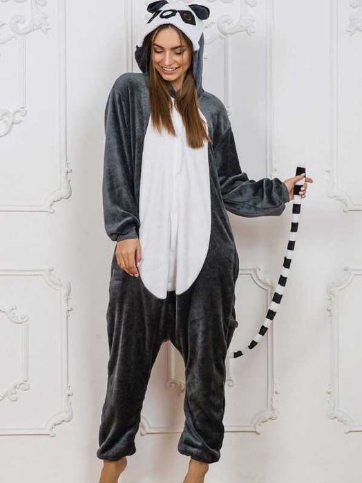 Кигуруми для взрослых и детей , кігурумі стіч лемур акула покемон