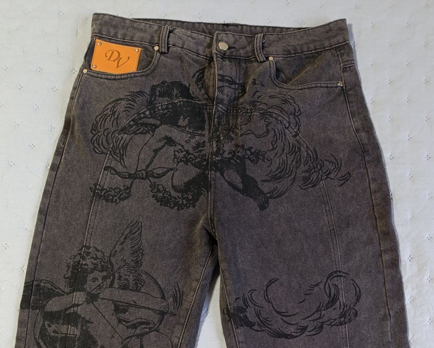 Продам чоловічі джинси Y2K Angels jeans dvolenti | з ангелами