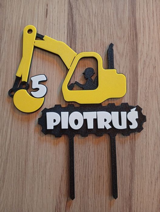 Topper na tort Piotruś 5