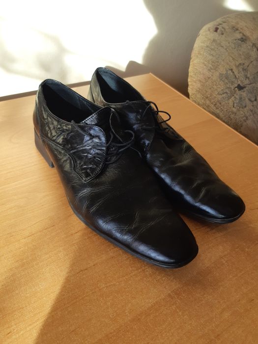 Półbuty, buty wizytowe, garniturowe, skórzane Glanzbut Nowe