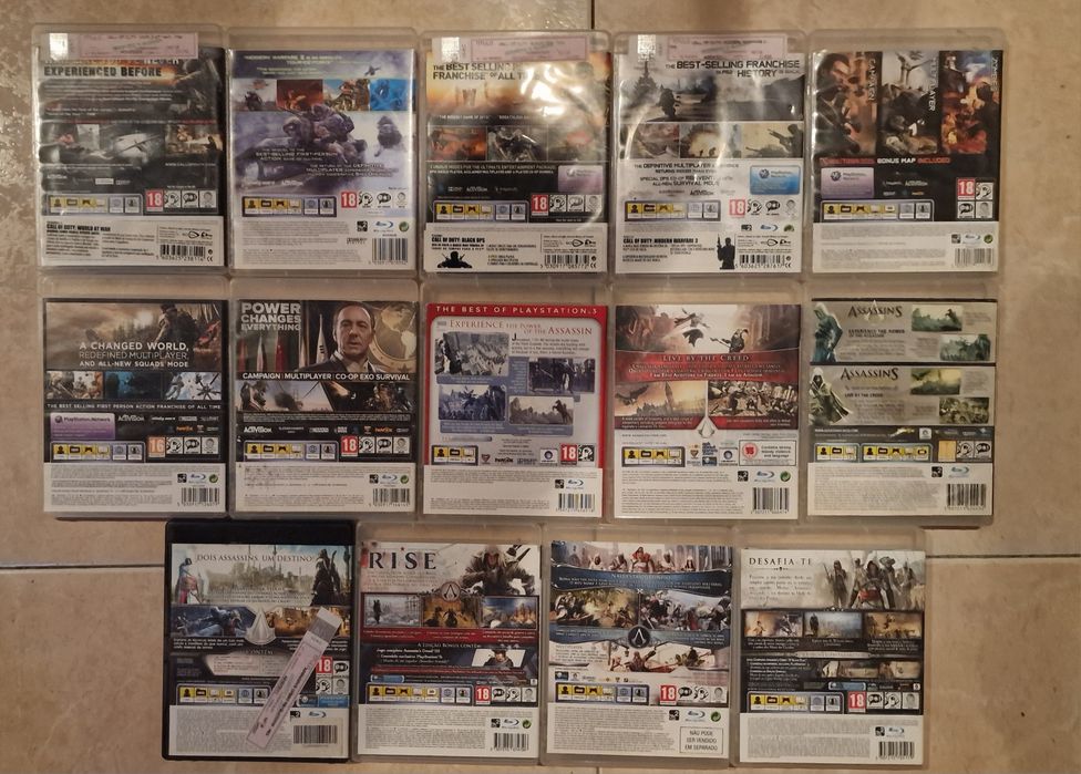 Pack Call of Duty e Assassin's Creed PS3