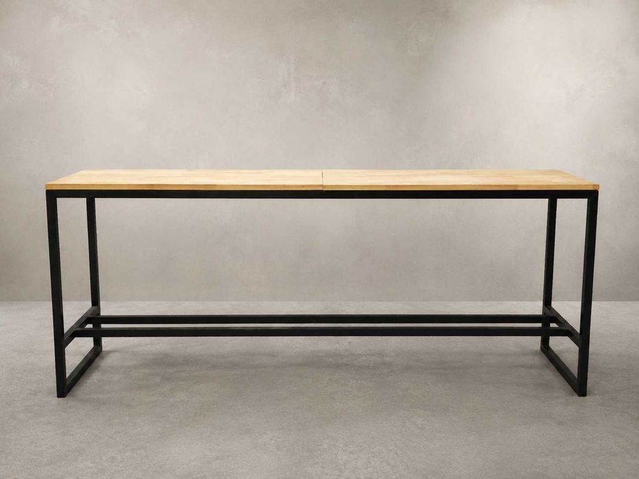 Stół barowy industrialny LOFT 280 cm do hokerów gastronomiczny