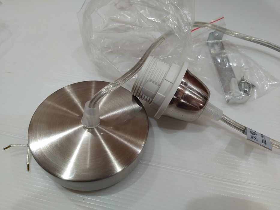 Cabo suspensão de candeeiro casquilho E 27 casa quarto apartamento.