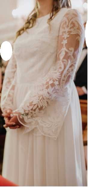 Suknia ślubna w stylu boho