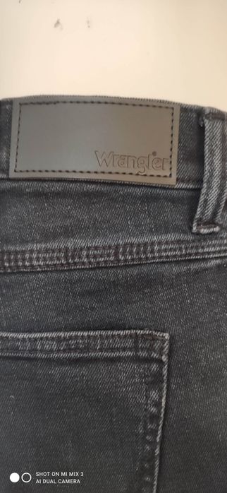 Wrangler Regular Blue Black męskie jeansy rozm 34/34 jak 35/34