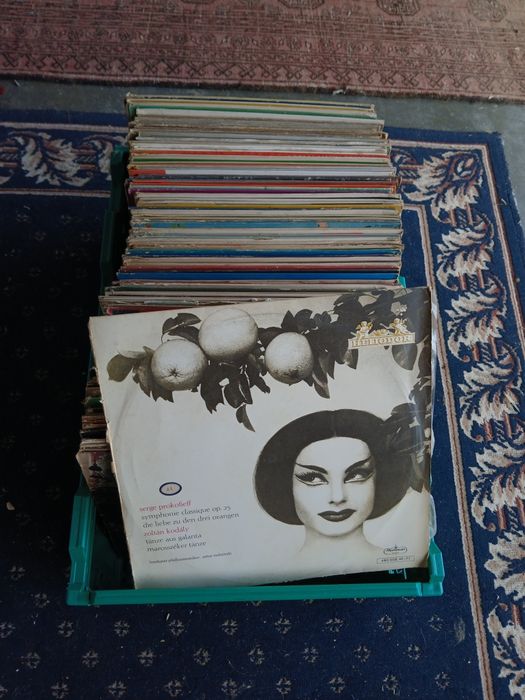 Música clássica : Lote 165 discos de vinil LP