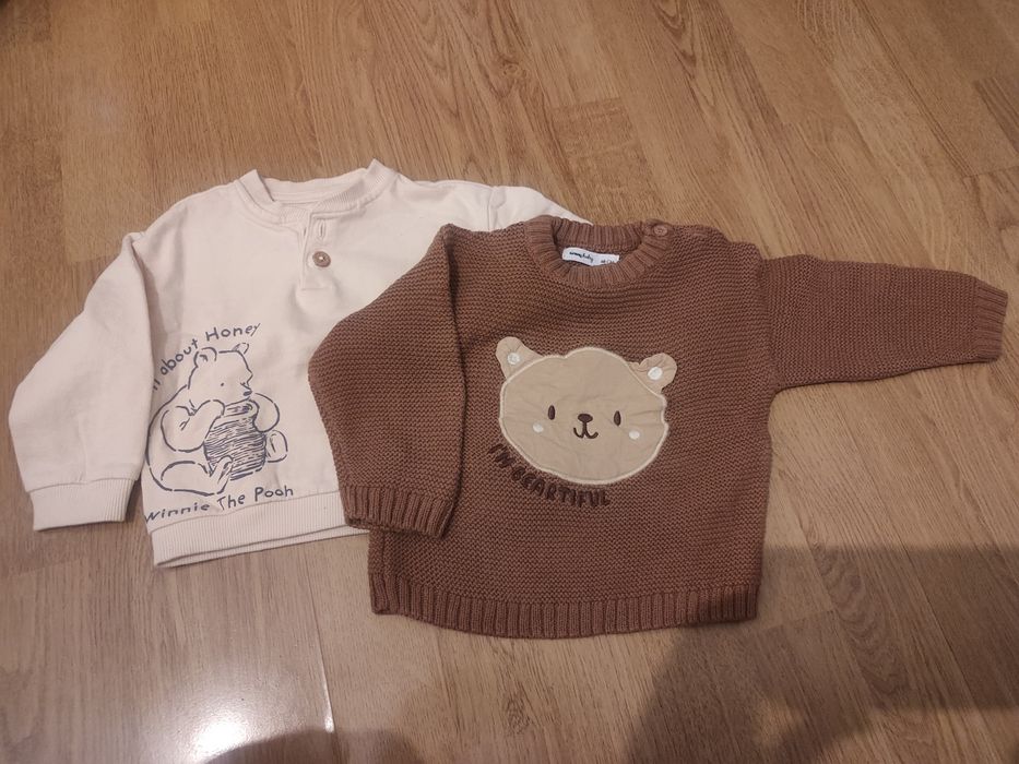 Sweter i bluza bawełniana roz. 68