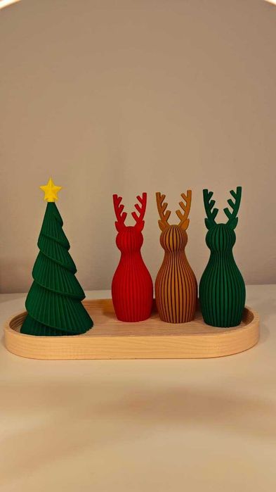 Conjunto Renas de Natal