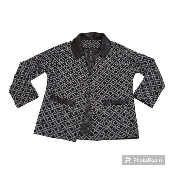 Żakiet kurtka blezer gofrowany 46/48