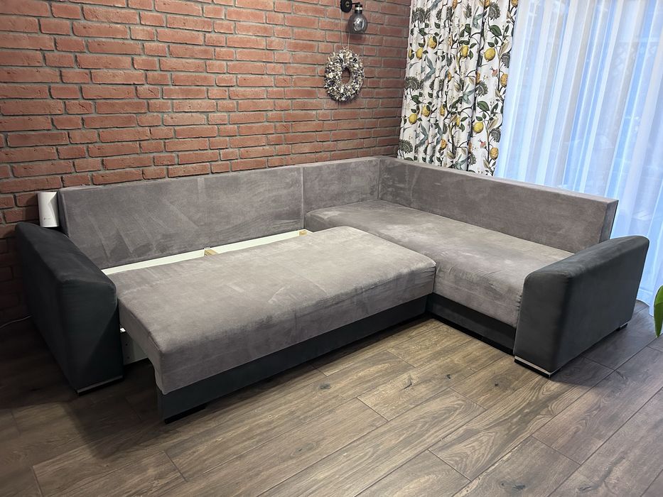 Sofa narożnik z funkcja spania