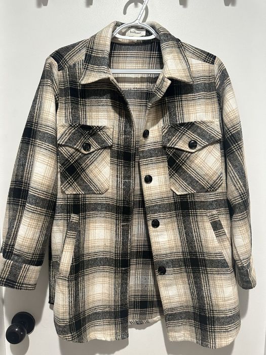 Тепла сорочка в клітинку