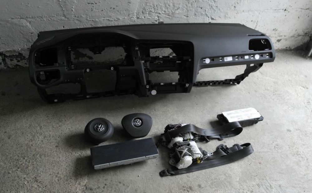 Kit de airbags, tablier e cintos de segurança para VW Golf 7 GT/GTI