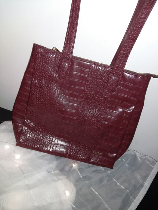 Puccini fioletowa elegancka torebka