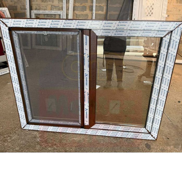 Janela PVC Branco eNogalMadeira