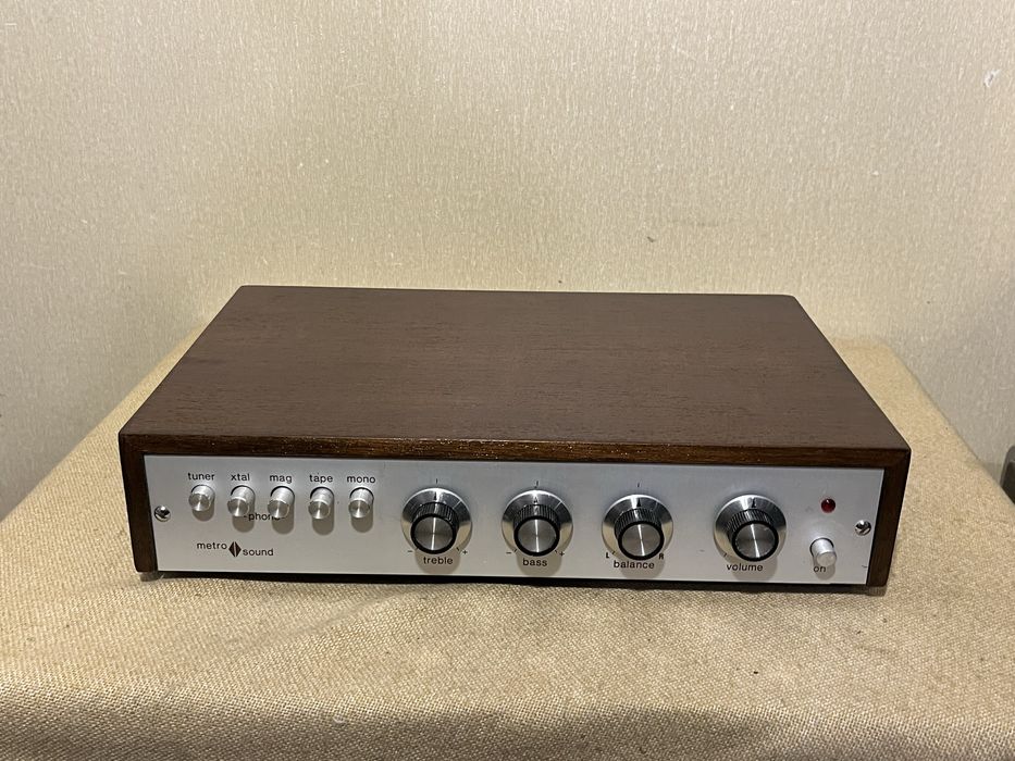 Аудиофильский британский усилитель 70-х METRO SOUND ST-20 (ЗВУК!)