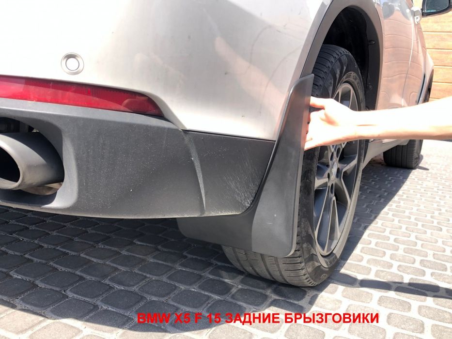 Бризковики BMW X5 E70 2007-2013/F15 2013-2019 з порогами та без Mпак
