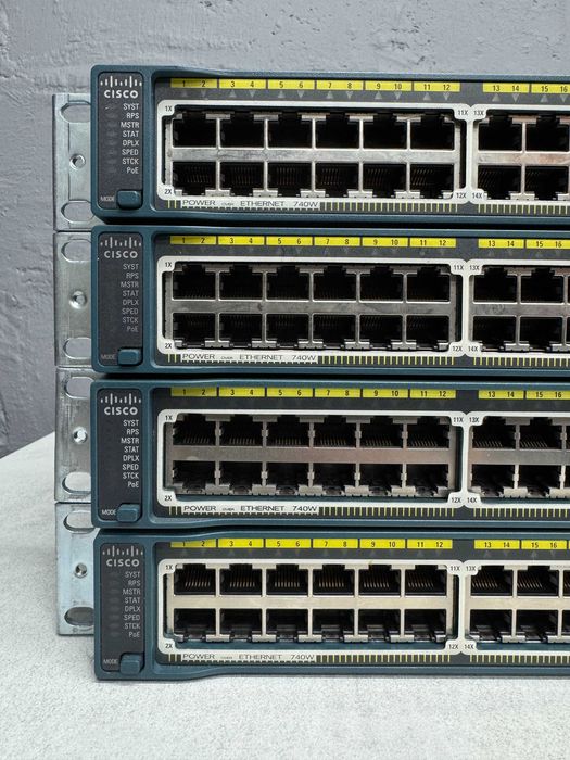 Гигабитный 48 PoE+ коммутатор Cisco 2960S-48FPS-L безнал/гарантия