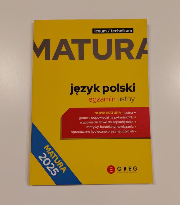 Matura ustna z języka polskiego