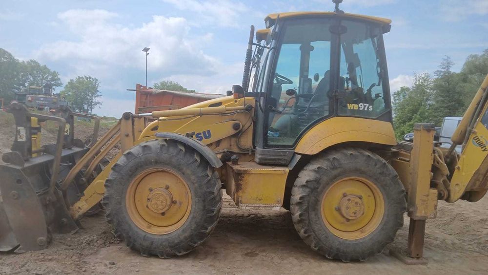 Koparko-ładowarka Komatsu WB 97s-5 2006r. 9500kg 74kW