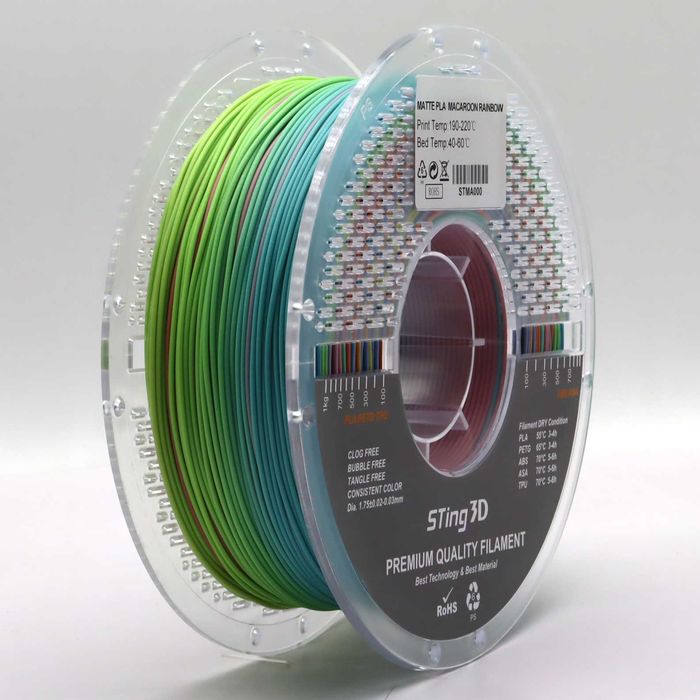 PLA Silk Tri-Color Sting 3D