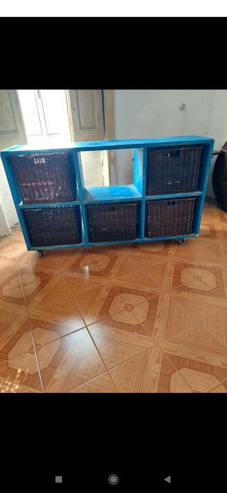 Móvel cubos madeira maciça