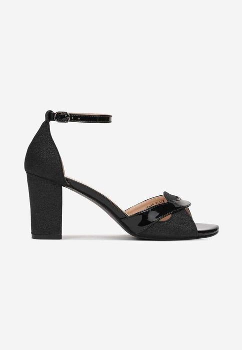 NOWE Sandałki na słupku rozm. 38