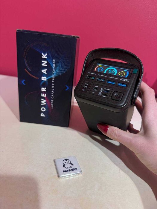 Портативний акумулятор O2PROJECT 60000 mAh 100W швидка зарядка PD