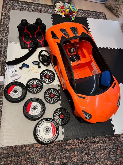 Lambo Aventadorr Pełna Opcja, Miękkie Koła & Siedzenie BDM0913