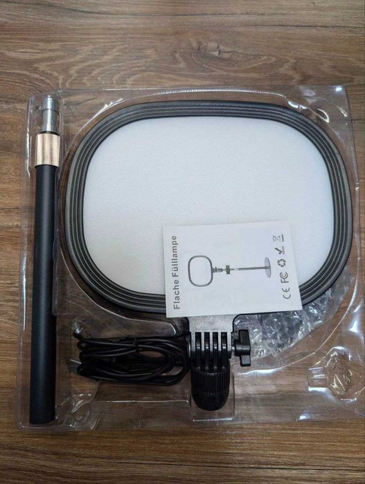 Прямокутна світлодіодна LED лампа, для стрімів/відео + тримач телефону