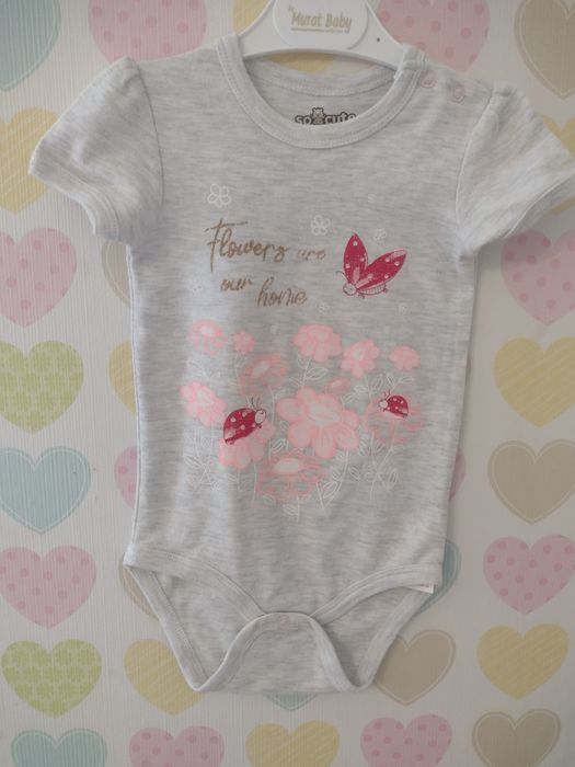 Body krótki rękaw dla dziewczynki