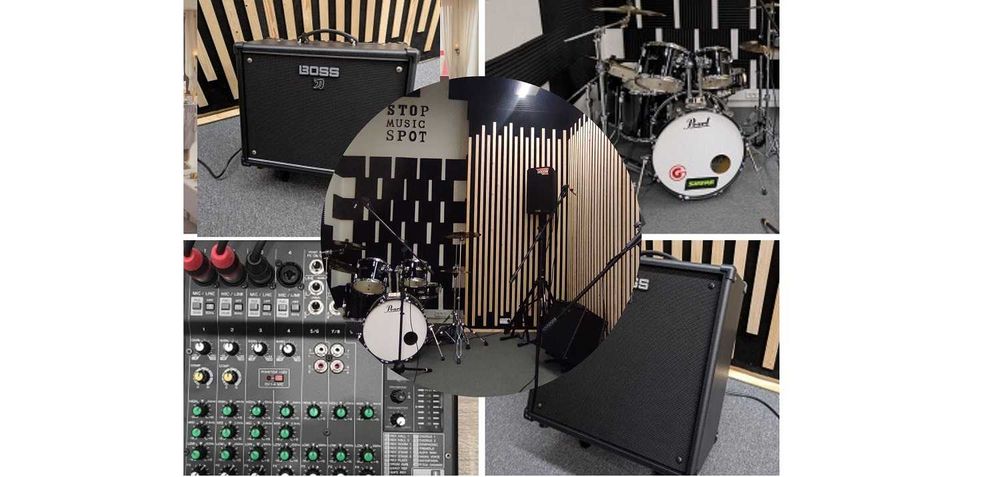 Sala de ensaio para músicos