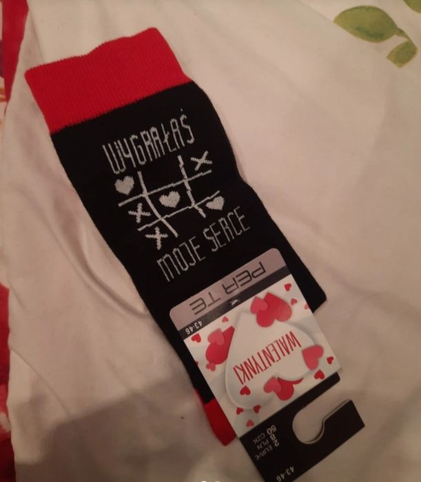 Skarpetki na Walentynki dla niej 43-46