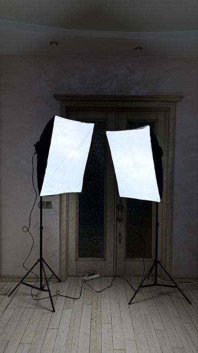 Софтбокс 50х70см з патрон Е27 для постійного світла